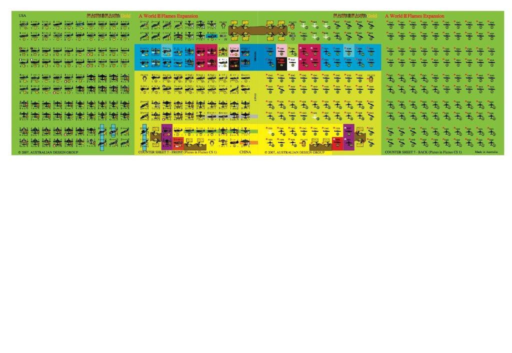 WiF7 Deluxe Countersheet (1-9, 14, 15 & 18-24) set