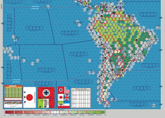 America in Flames South America Map