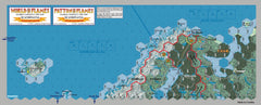 World in Flames Collector's Edition hard-mounted Scandinavian map