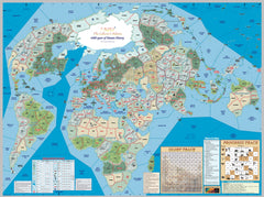 7 Ages CE hard-mounted Linen World Map (advance order)