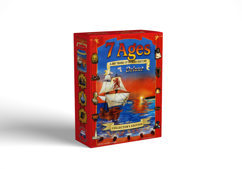 7 Ages Collector's Edition Deluxe Game advance order (with embroidered velvet pouches)