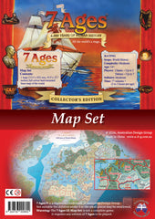 7 Ages CE hard-mounted Linen World Map (advance order)