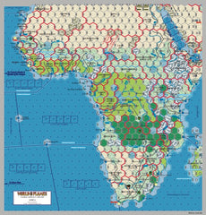 World in Flames 7 Africa Map