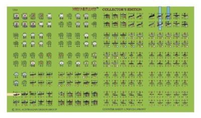 WiF Collector's edition Countersheets (each)