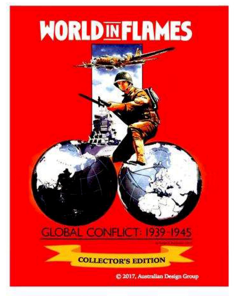 World in Flames Collector's Edition Rules & charts set